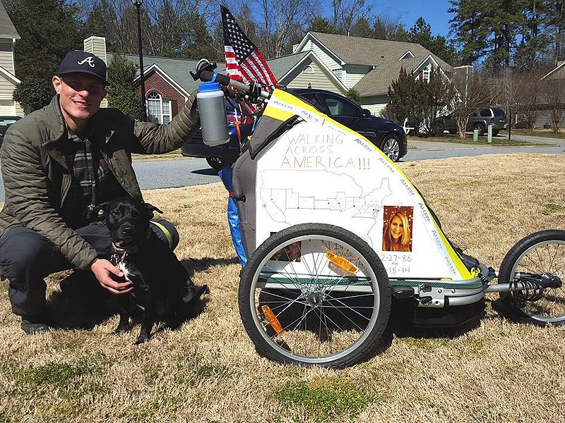 Grieving Brother Completes Walk Across the Country in Honor of His Sister Who Died from Heroin Overdose